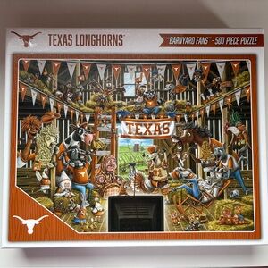 Texas Longhorns Barnyard Fans Puzzle